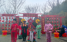 新春学子寻腔艺，非遗畲乡绽华光