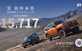 24小时订单破15,717台！纵横G700以破局者之姿重新定义全球豪华越野市场